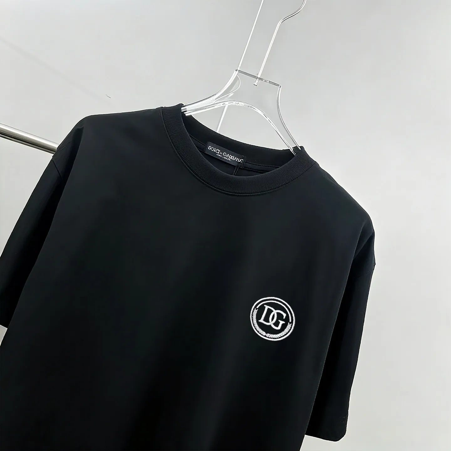 dg～ logo 《 》 ， ， tee， ， Same Style ， : Black White Coffee Brown Size：S（90-130 ） M（125-150 ） L（135-165 ） XL（160-190 ） XXL（185 ）